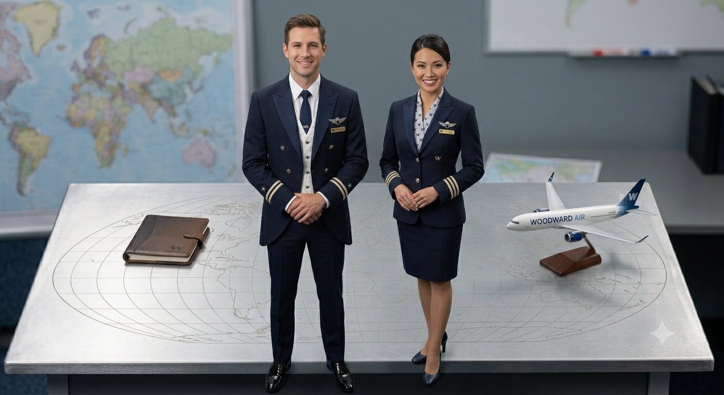 Woodward Air flight crew